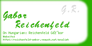 gabor reichenfeld business card